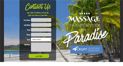 Desktop Screenshot of beachmassageschool.com
